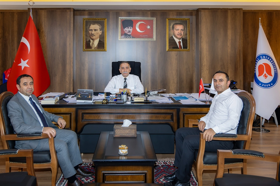 Ziraat Bankası Müdürü Memduh Saypak’tan Rektörümüze Ziyaret
