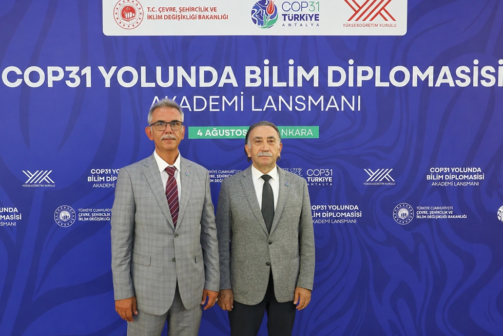 Rektörümüz Prof. Dr. Musa Gençcelep, “COP31 Yolunda Bilim Diplomasisi: Akademi Lansmanı” Toplantısına Katıldı