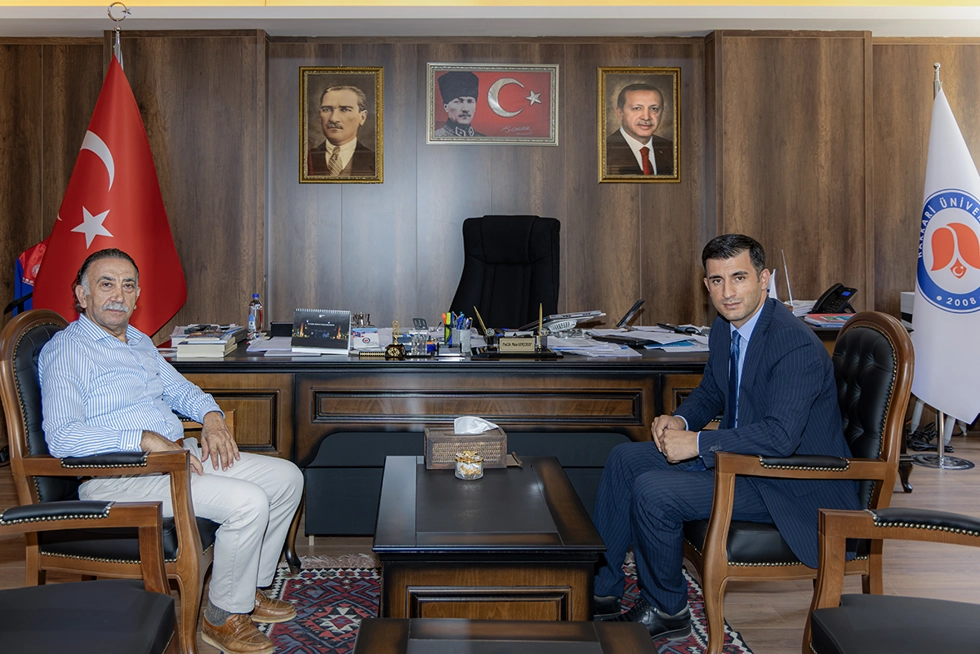Hakkâri Vali Yardımcısı Murat GÜNEŞ’ten Rektörümüze İade-i Ziyaret