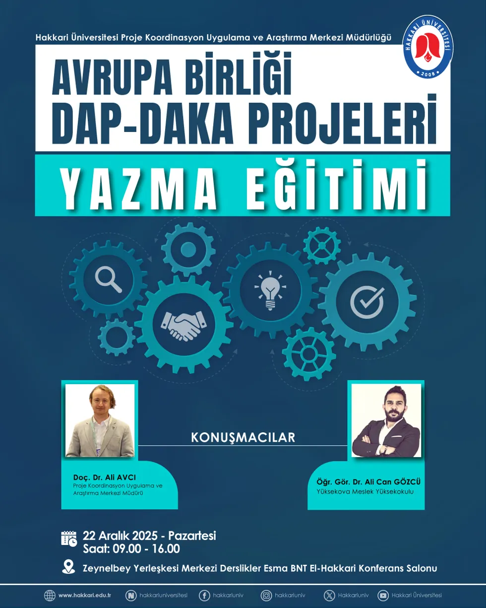 Avrupa Birliği DAP-DAKA Projeleri Yazma Eğitimi
