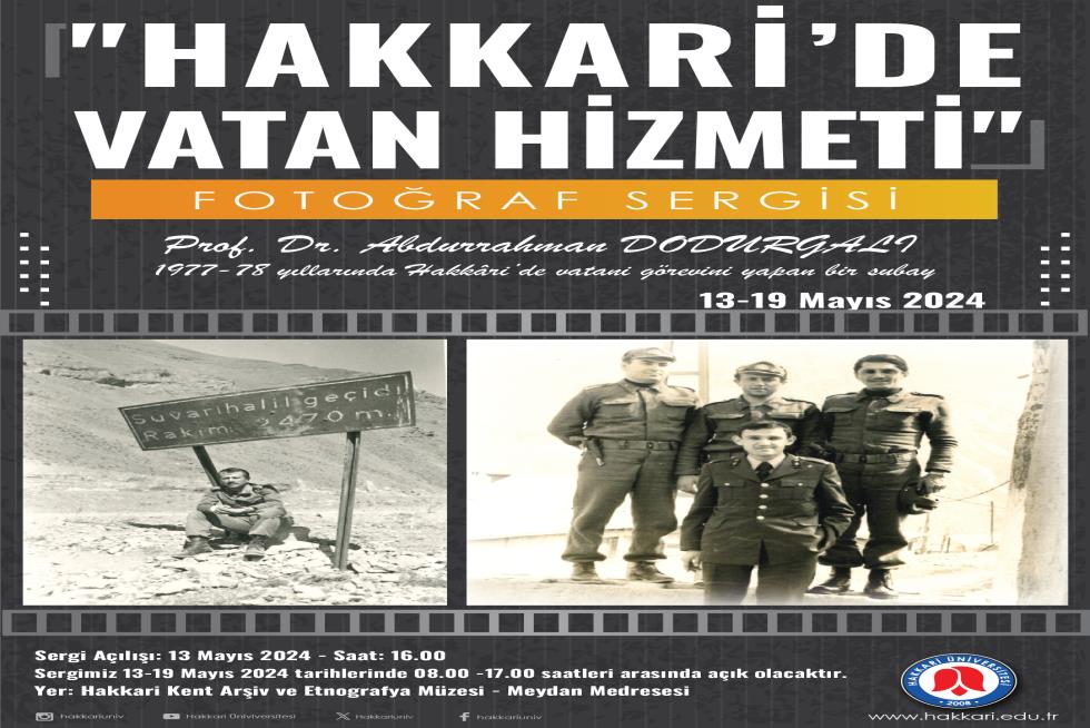 Hakkari’de Vatan Hizmeti Fotoğraf Sergisi