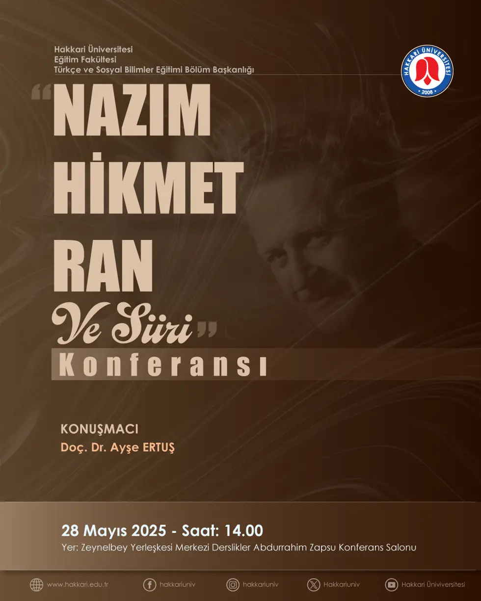 Nazım Hikmet Ran ve Şiiri Konferansı