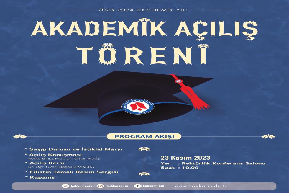 Akademik Açılış Töreni 