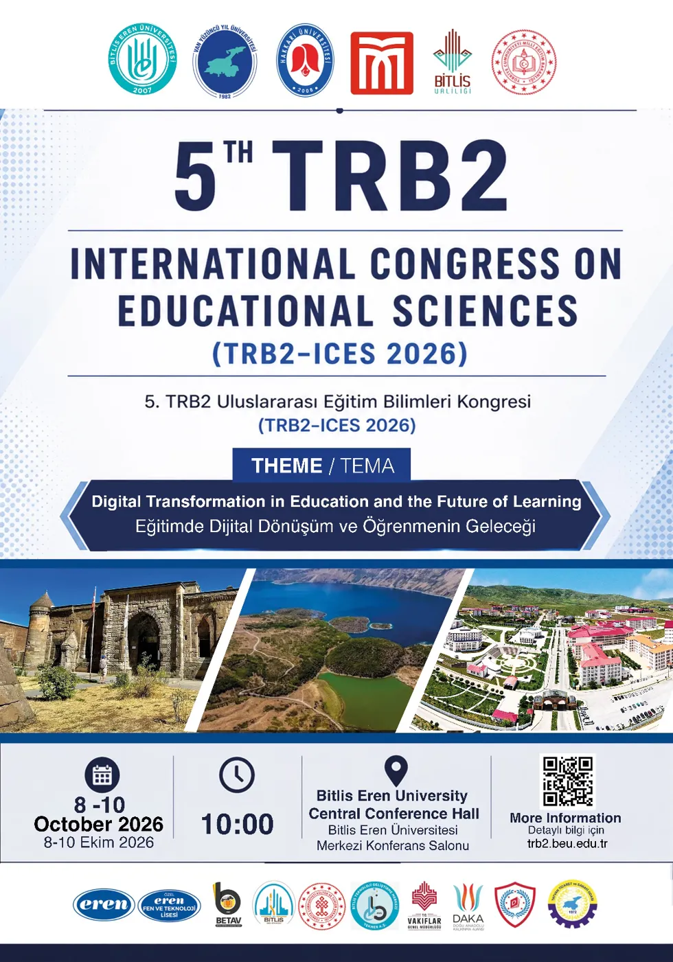 TRB2&nbsp;ICES 2026 5. Uluslararası Eğitim Bilimleri Kongresi