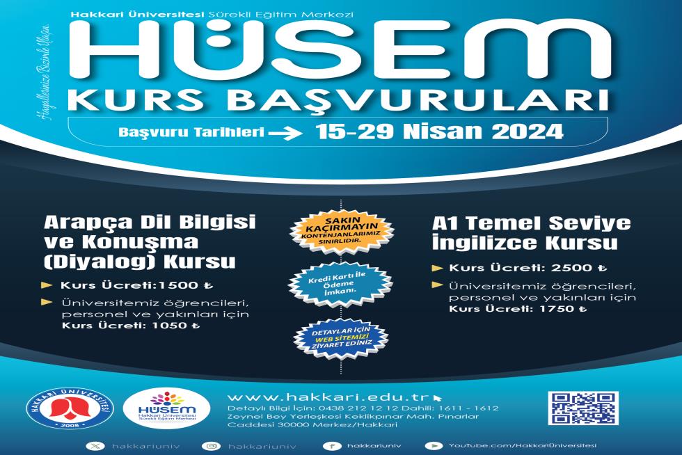 HÜSEM Aktif Dönem Kursları