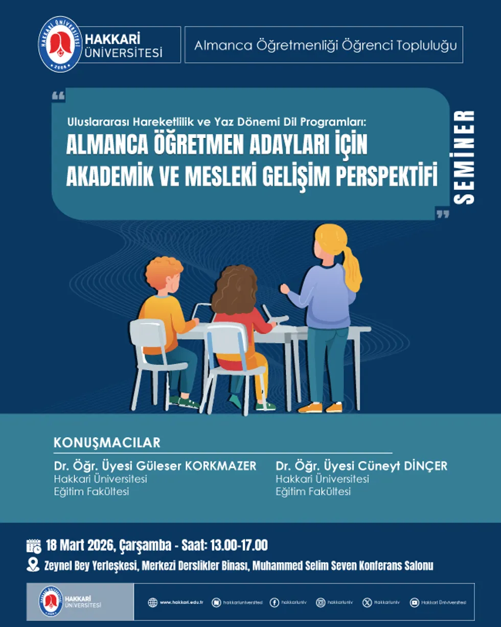 Almanca Öğretmen Adayları İçin Akademik ve Mesleki Gelişim Perspektifi Semineri