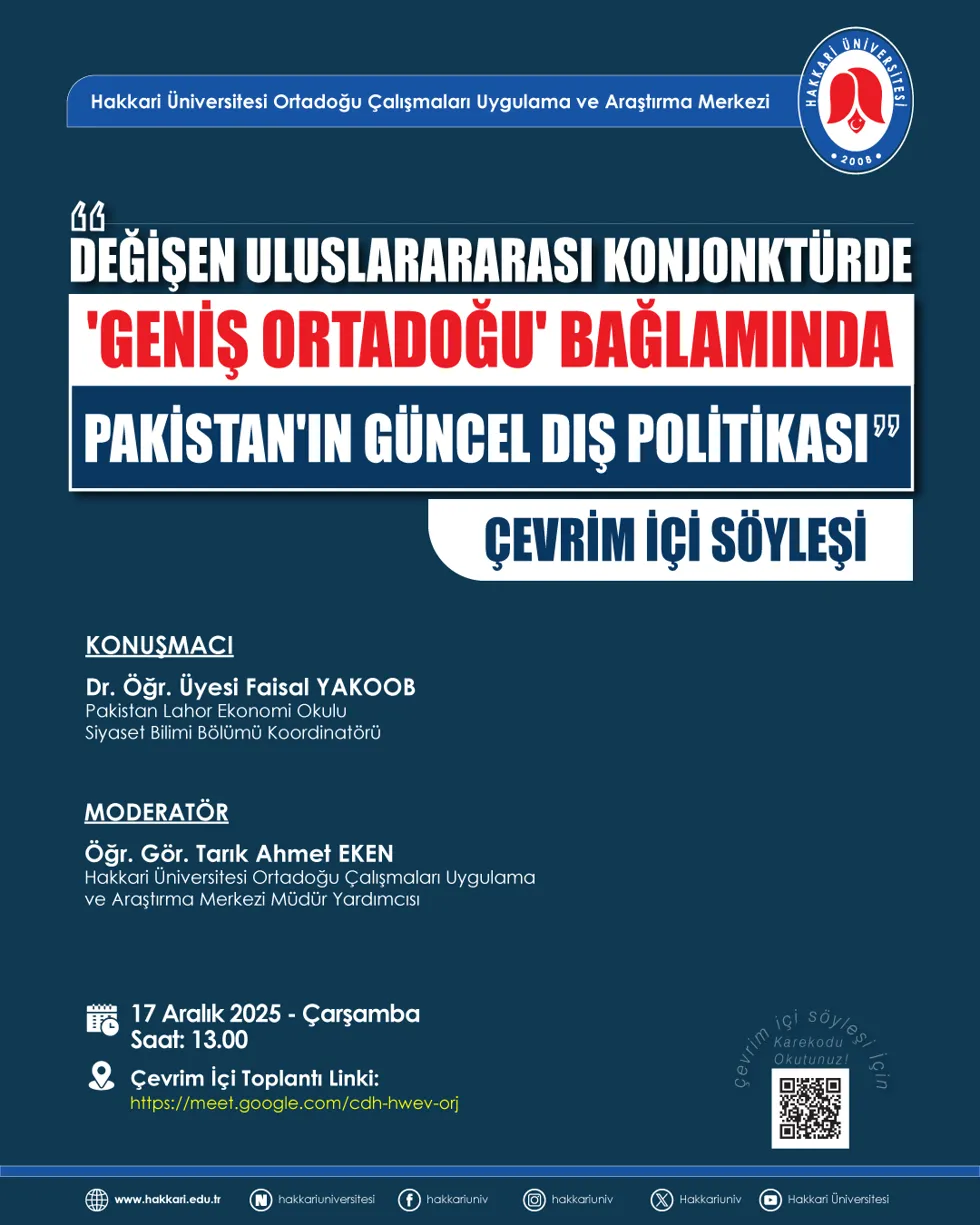 Değişen Uluslarararası Konjonktürde 'Geniş Ortadoğu' Bağlamında Pakistan'ın Güncel Dış Politikası