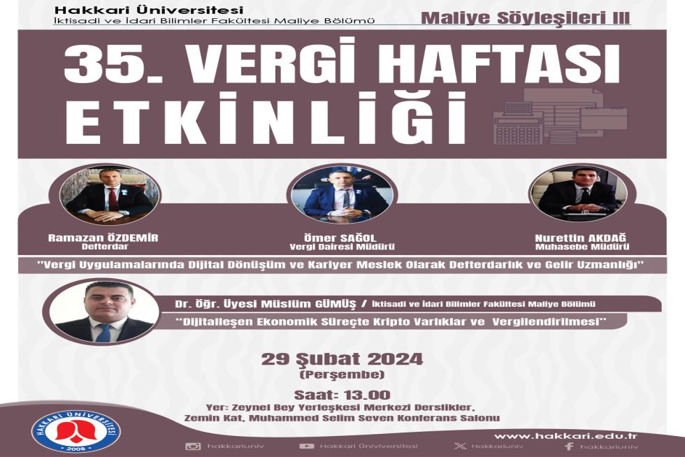 35. Vergi Haftası Etkinliği