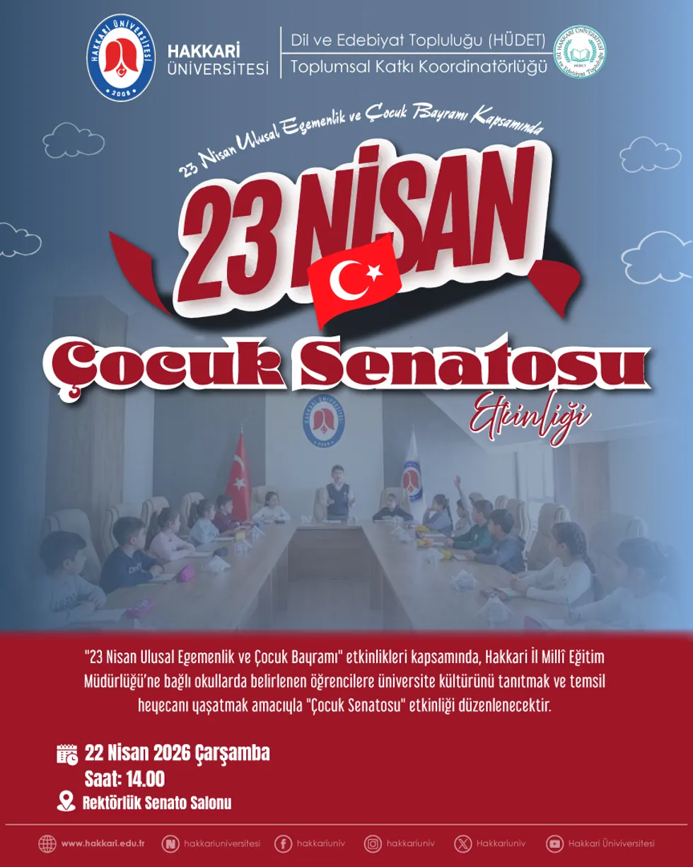 Çocuk Senatosu Etkinliği