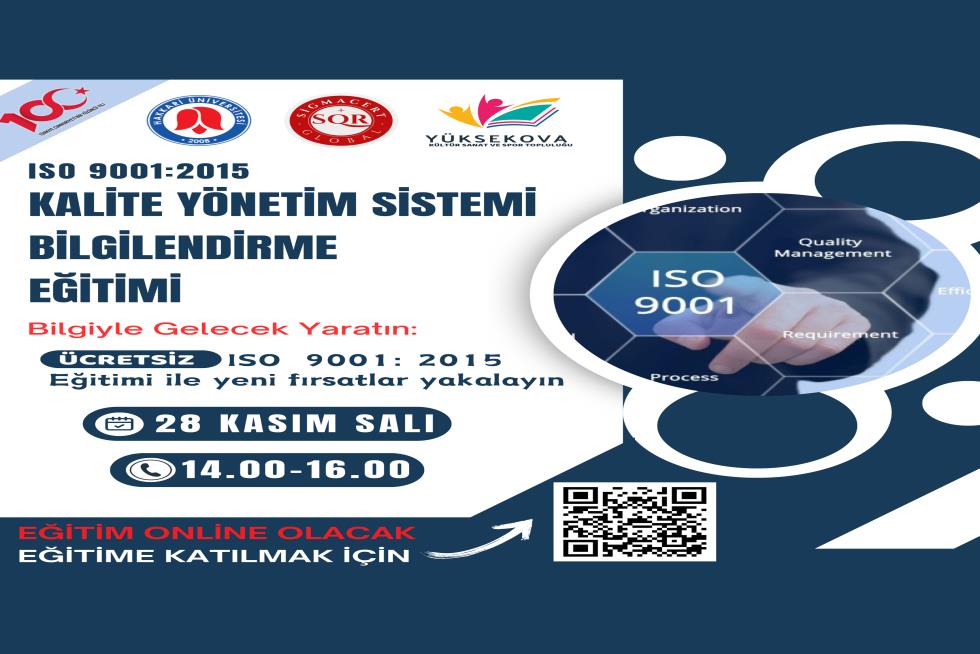 Kalite Yönetim Sistemi Bilgilendirme Eğitimi