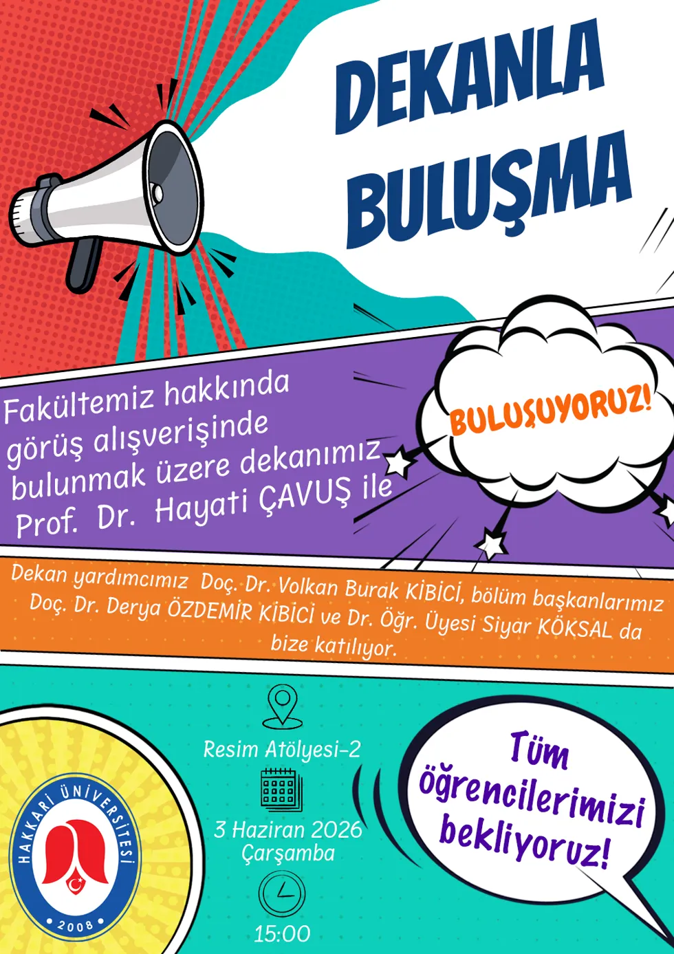 Güzel Sanatlar Fakültesi Dekanla Buluşuyor!
