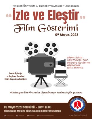 İzle ve Eleştir - Film Gösterimi