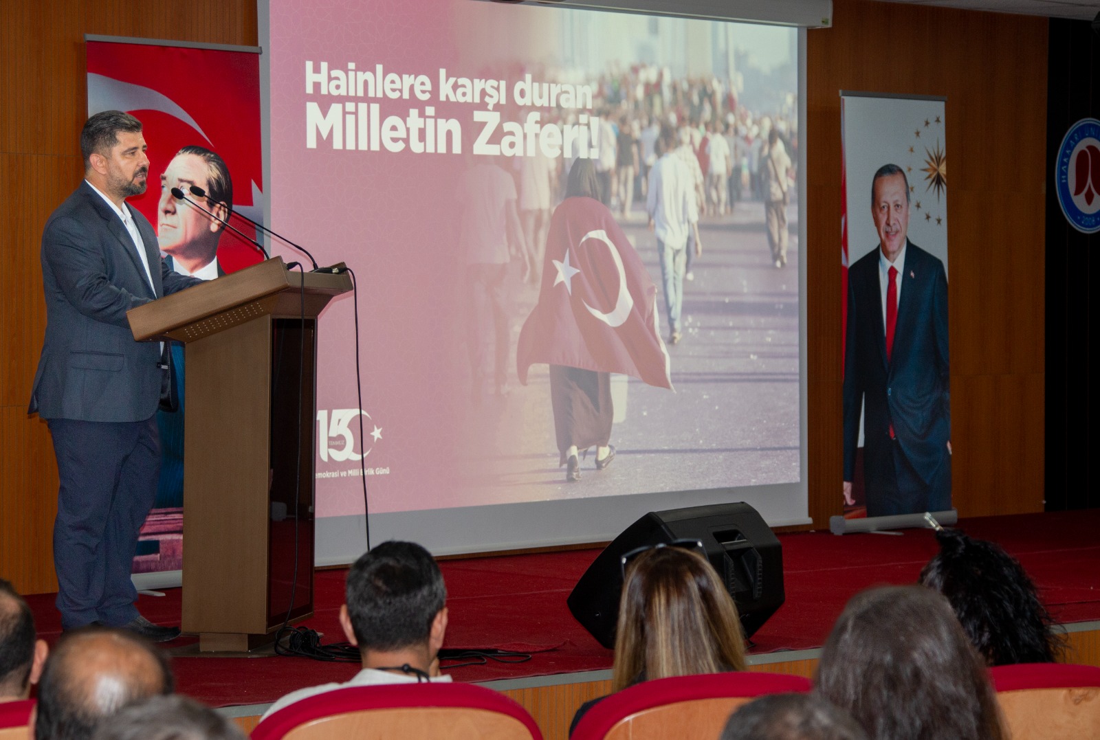 Üniversitemizde 15 Temmuz Demokrasi ve Milli Birlik Günü Anma Programı Düzenlendi