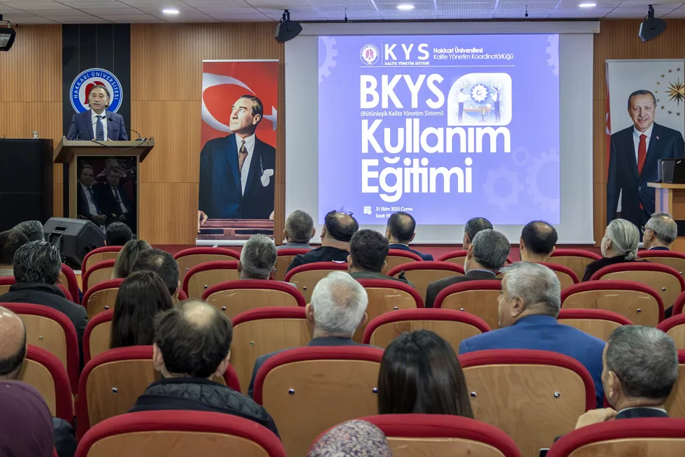Üniversitemizde Bütünleşik Kalite Yönetim Sistemi Kullanım Eğitimi Düzenlendi