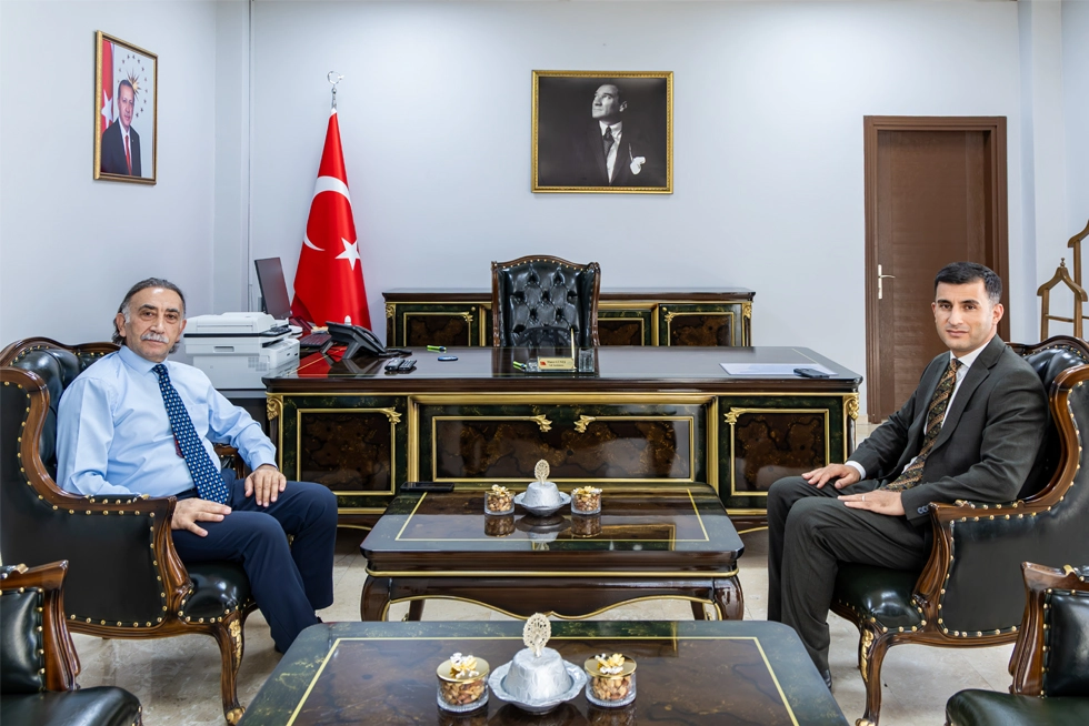 Rektörümüzden Vali Yardımcısı Murat Güneş’e Hayırlı Olsun Ziyareti