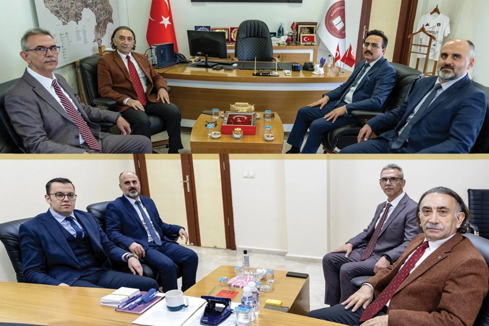 Rektörümüz Hakkari İdare Mahkemesi Başkanlıklarını Ziyaret Etti