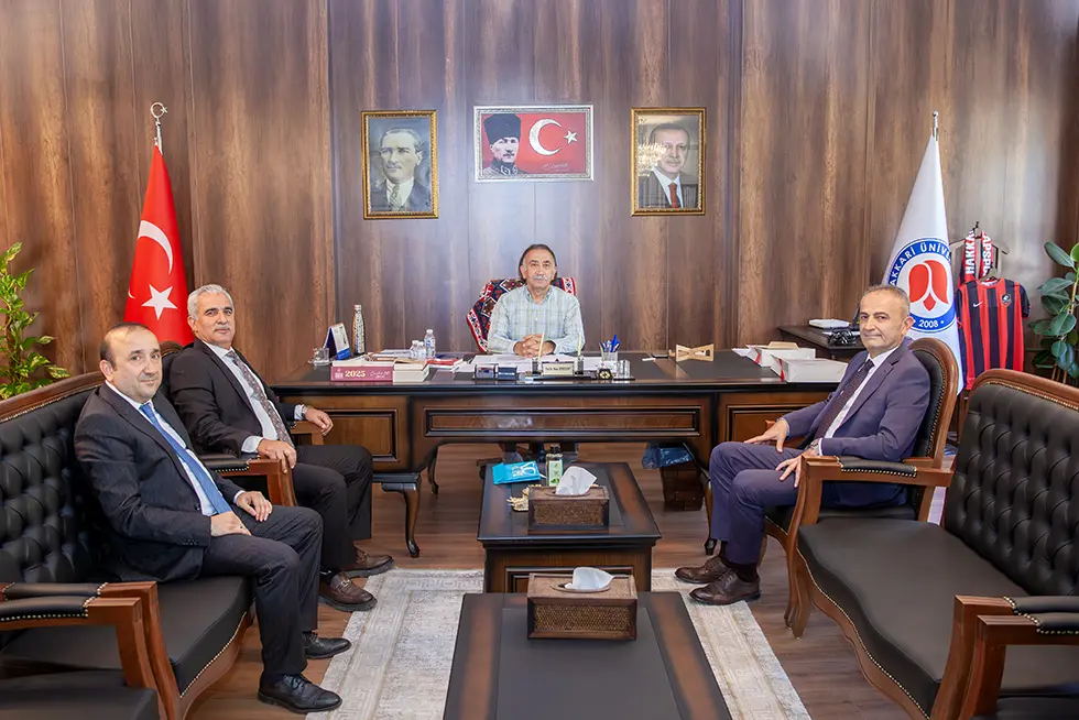 Kurum Müdürlerinden Rektörümüze Ziyaret