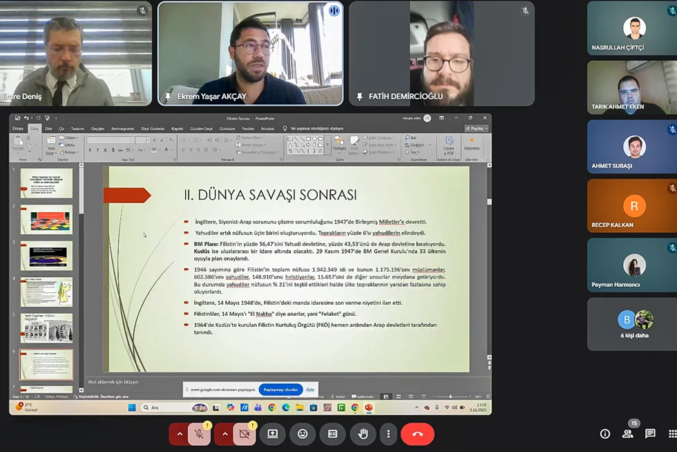 Üniversitemizde Filistin Meselesi'nin Güncel Dinamikleri Üzerine Söyleşi Düzenlendi