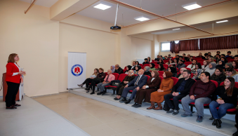 Üniversitemizde Kadına Yönelik Şiddet Farkındalığı Eğitimi, Güçlü Kadınlar Güçlü Yarınlar ve İş Hayatında Mobbing Konulu Seminer Verildi - Resim 1