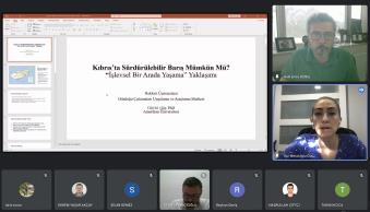 Üniversitemizde “Kıbrıs'ta Sürdürülebilir Barış Mümkün Mü?” Konulu Söyleşi Düzenlendi - Resim 1