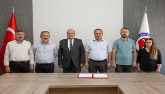 Üniversitemiz ile Sosyal Güvenlik İl Müdürlüğü Arasında İşbirliği Protokü İmzalandı - Resim 1