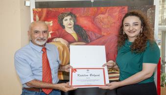 Fakültemizin Sanat Topluluğu'nun Düzenlediği Karma Resim ve Heykel Sergisi Sanatseverlerle Buluştu - Resim 7