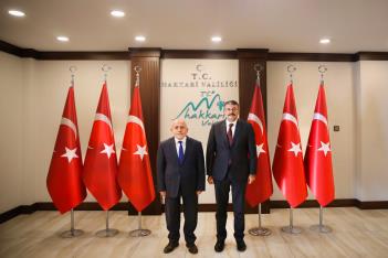 Rektörümüz Prof. Dr. Ömer Pakiş Vali Ali Çelik’e Hayırlı Olsun Ziyaretinde Bulundu