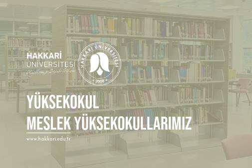 Yüksekokul-Meslek Yüksekokullarımız