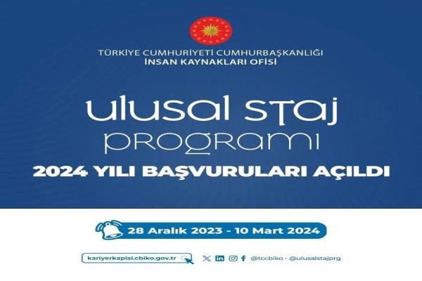 2024 ULUSAL STAJ PROGRAMI